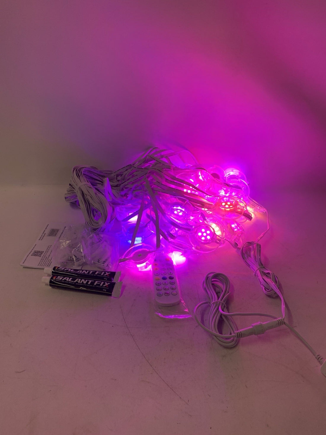 Permanent Pool Lighting System, 148FT 32 LED RGB+IC Pool Lights, 24V Low Voltage