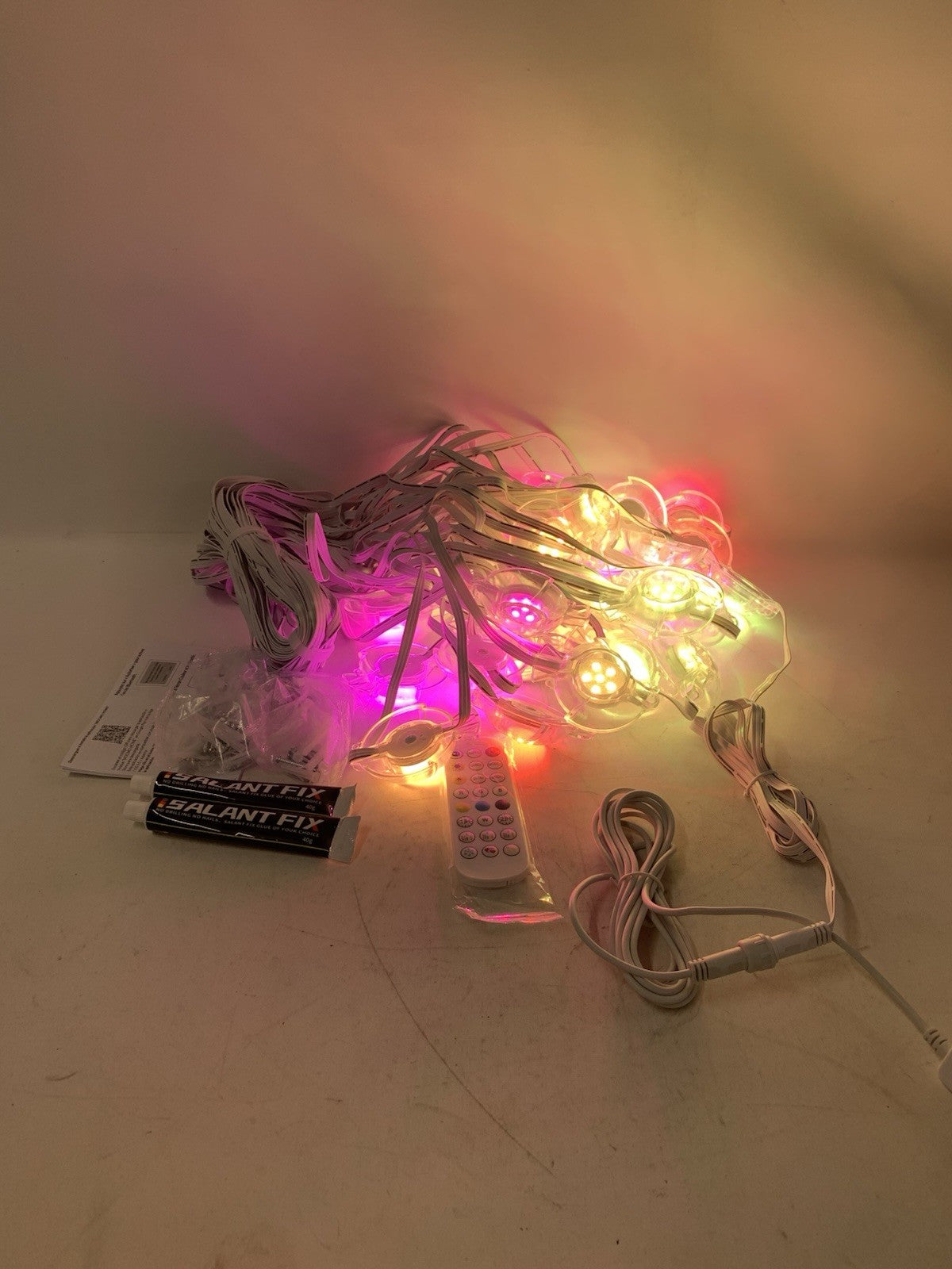 Permanent Pool Lighting System, 148FT 32 LED RGB+IC Pool Lights, 24V Low Voltage