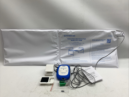 Patient Aid PA-502 Bed Alarm with 10" x 30" Motion Sensor Pad & Wired Device