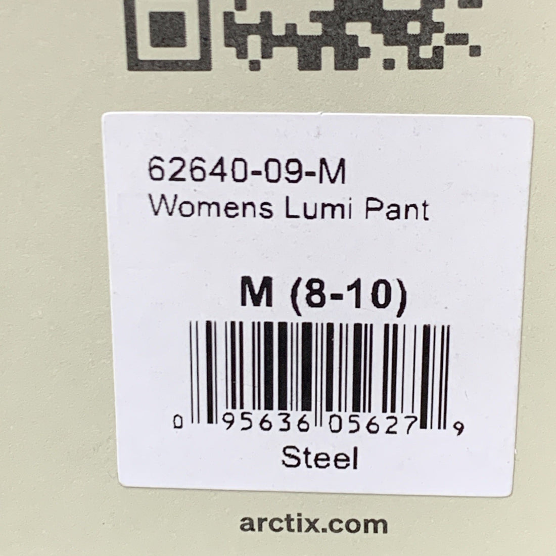Arctix Women's Lumi Pull Over Fleece Lined Cargo Snow Pants Long Size M Steel