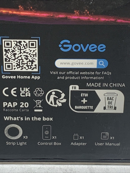 Govee H6176 Outdoor LED Strip Lights 98.4ft Smart Outdoor Lights Work with Alexa