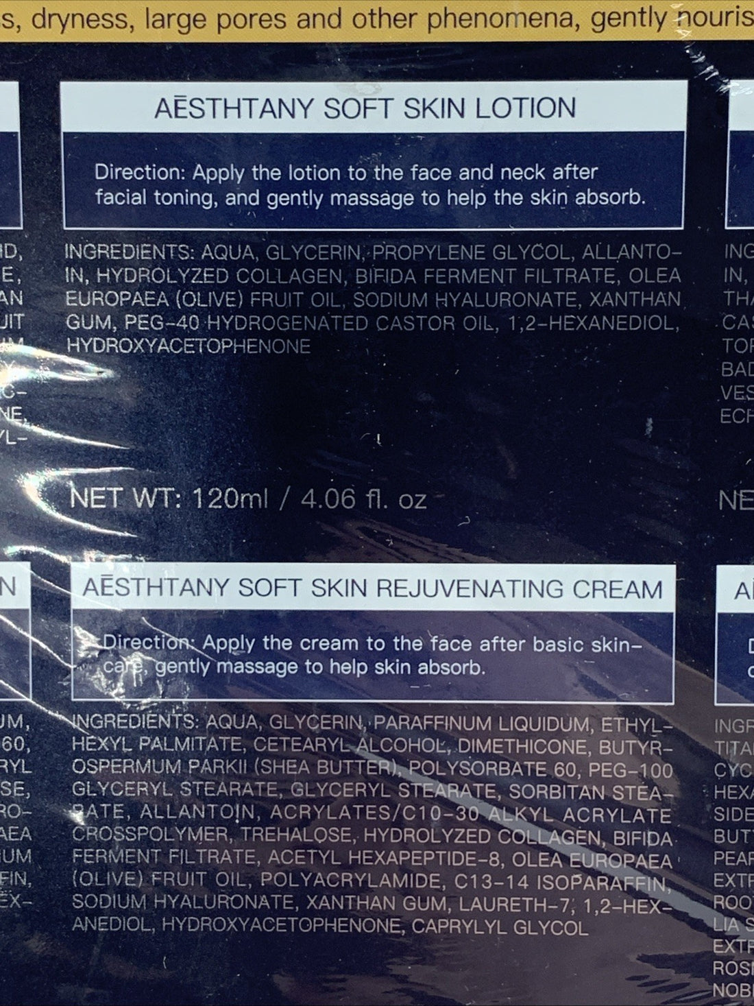 Aesthtany Rejuvenating Skin Luxurious Skin Care Nourishing, Firming - 8 Pc Set