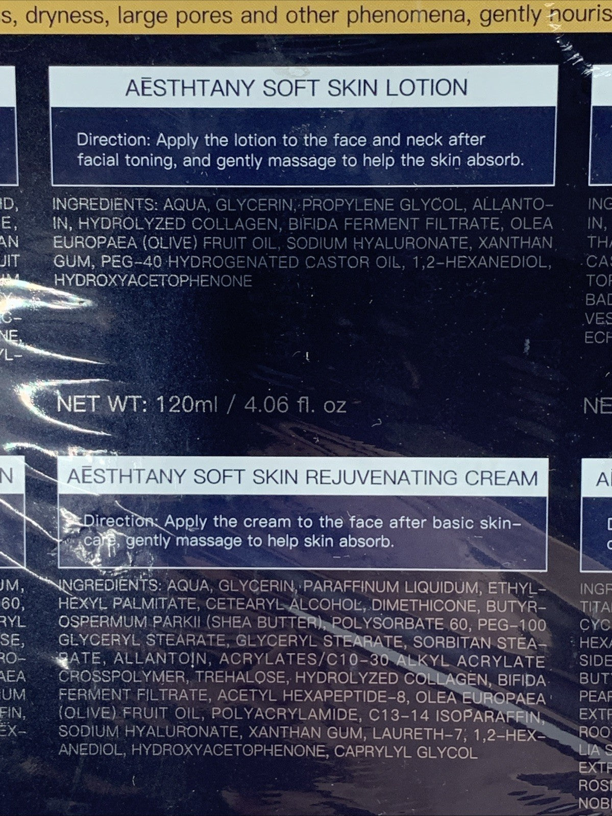 Aesthtany Rejuvenating Skin Luxurious Skin Care Nourishing, Firming - 8 Pc Set