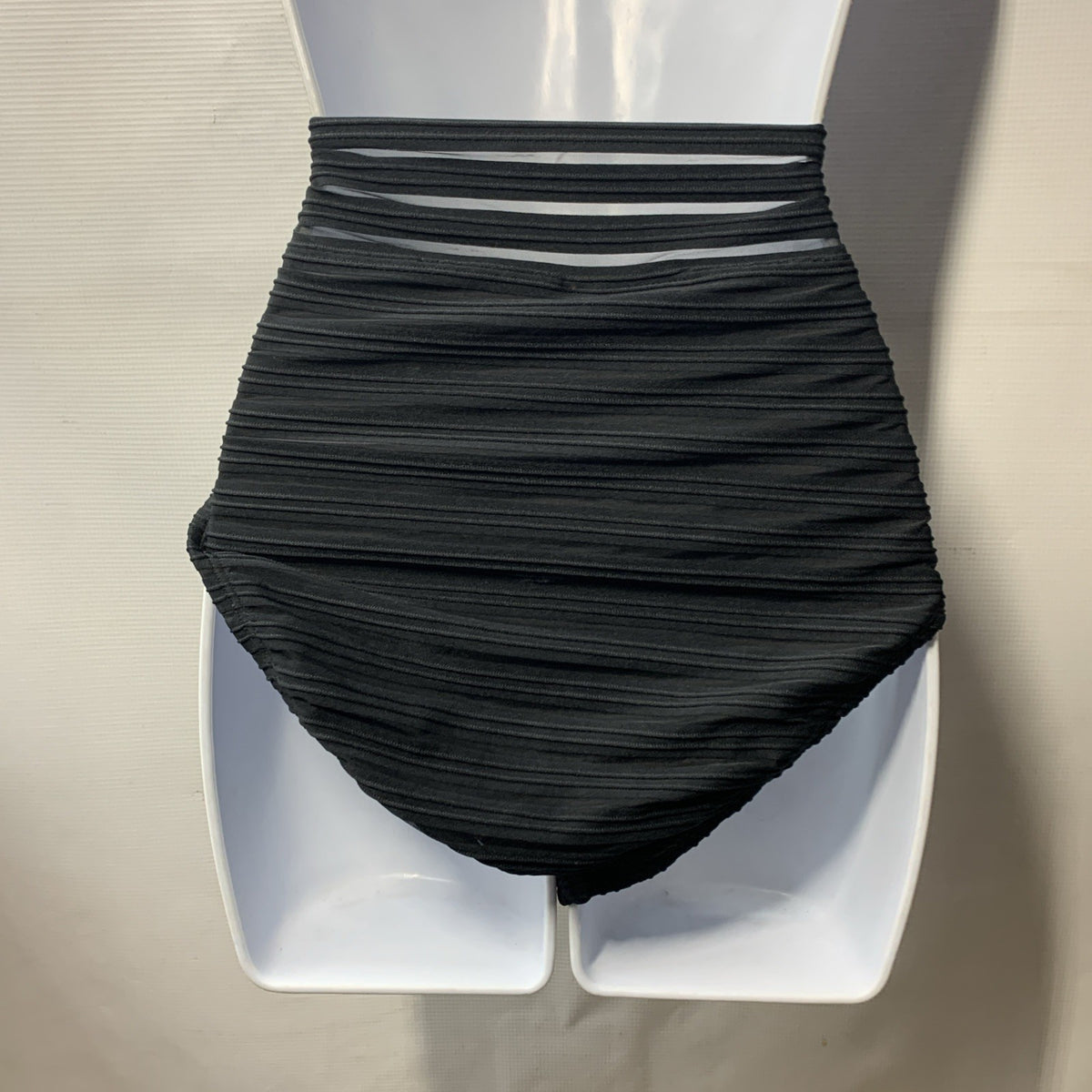 La Blanca Women's Center Focus High-Waist Bikni Bottom Swimwear Black Size 12