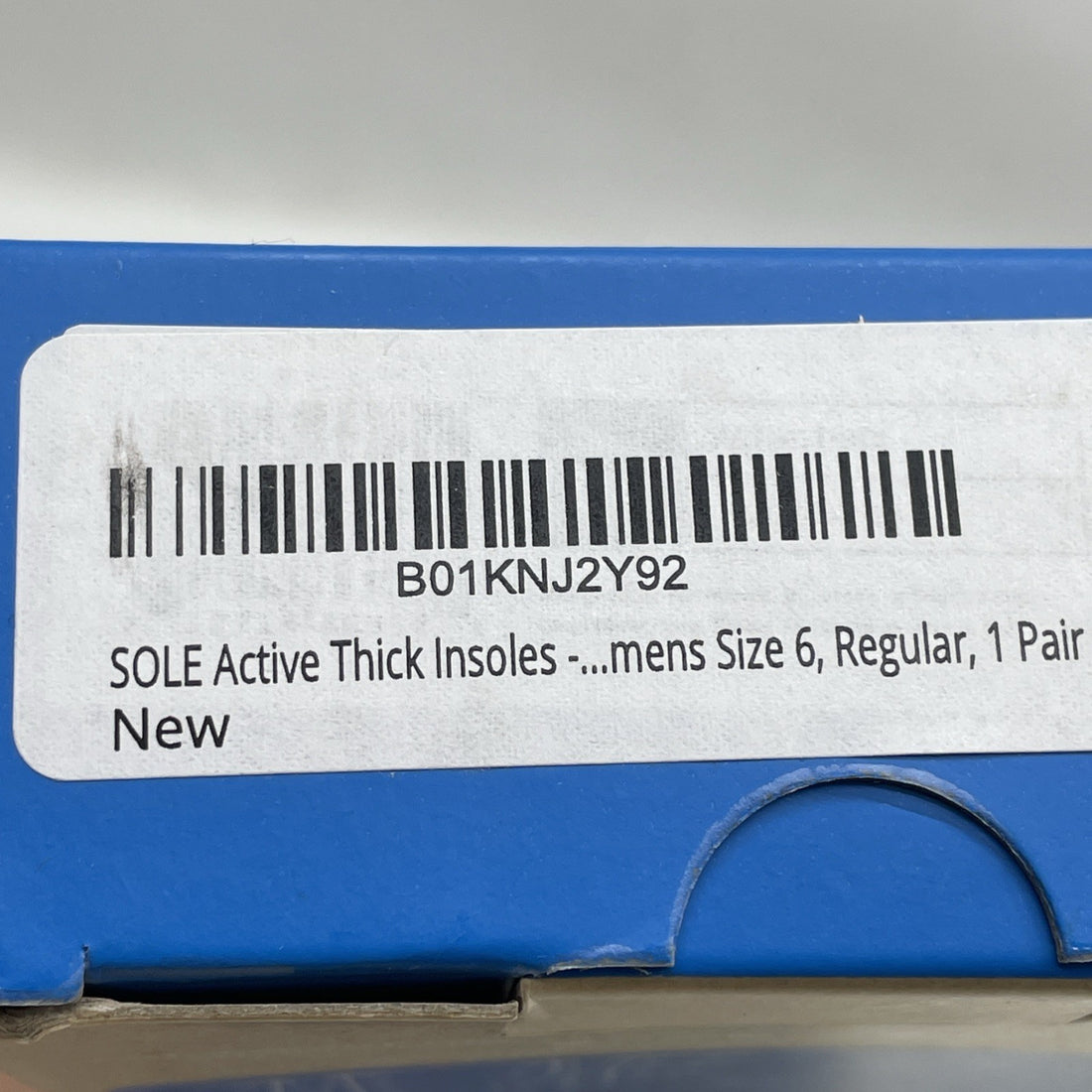Sole Active Thick Insoles for Any Arch Height Size Men’s 4 Women’s 6 - 1 PAIR