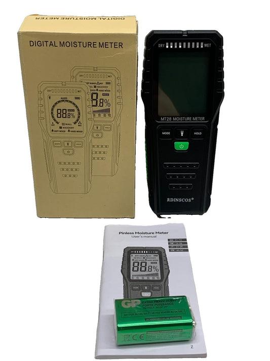 MT28 Inductive Wood Moisture Meter Digital Electrical Tester Measuring Tool