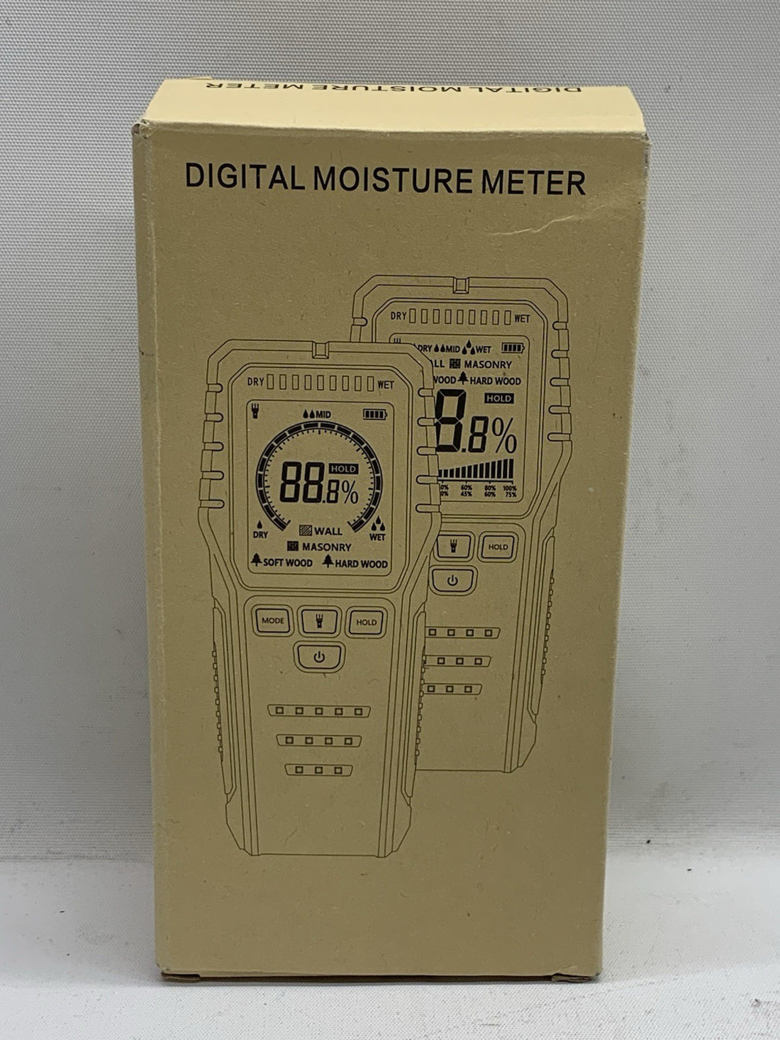MT28 Inductive Wood Moisture Meter Digital Electrical Tester Measuring Tool