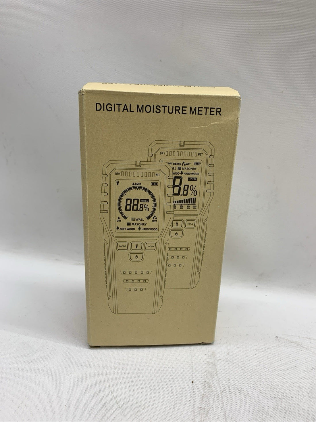 MT28 Inductive Wood Moisture Meter Digital Electrical Tester Measuring Tool