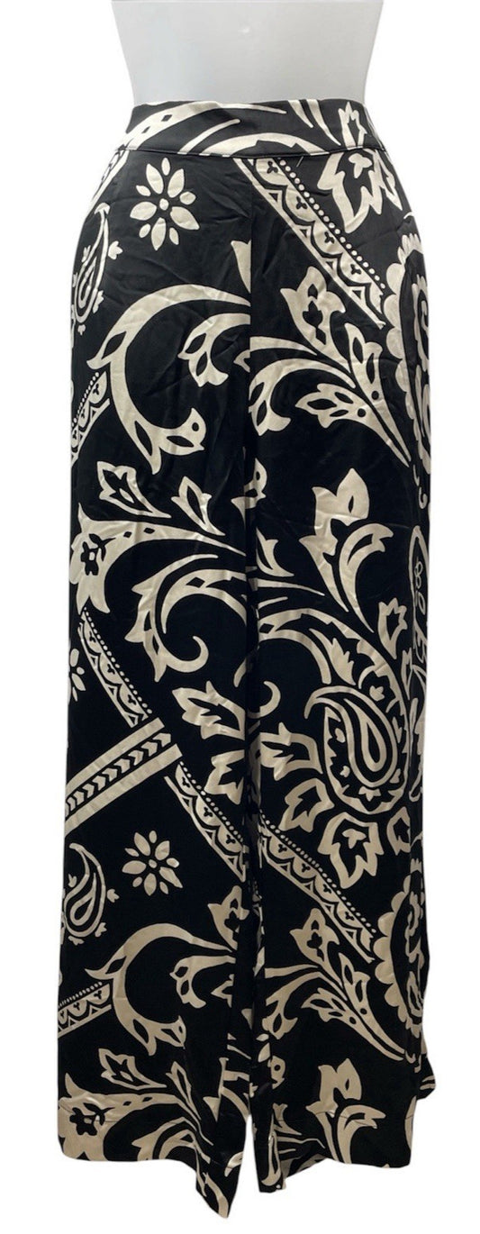 City Chic Women's Pant Sienna Print Wide Leg Paisley Full Length w/Pocket XXS