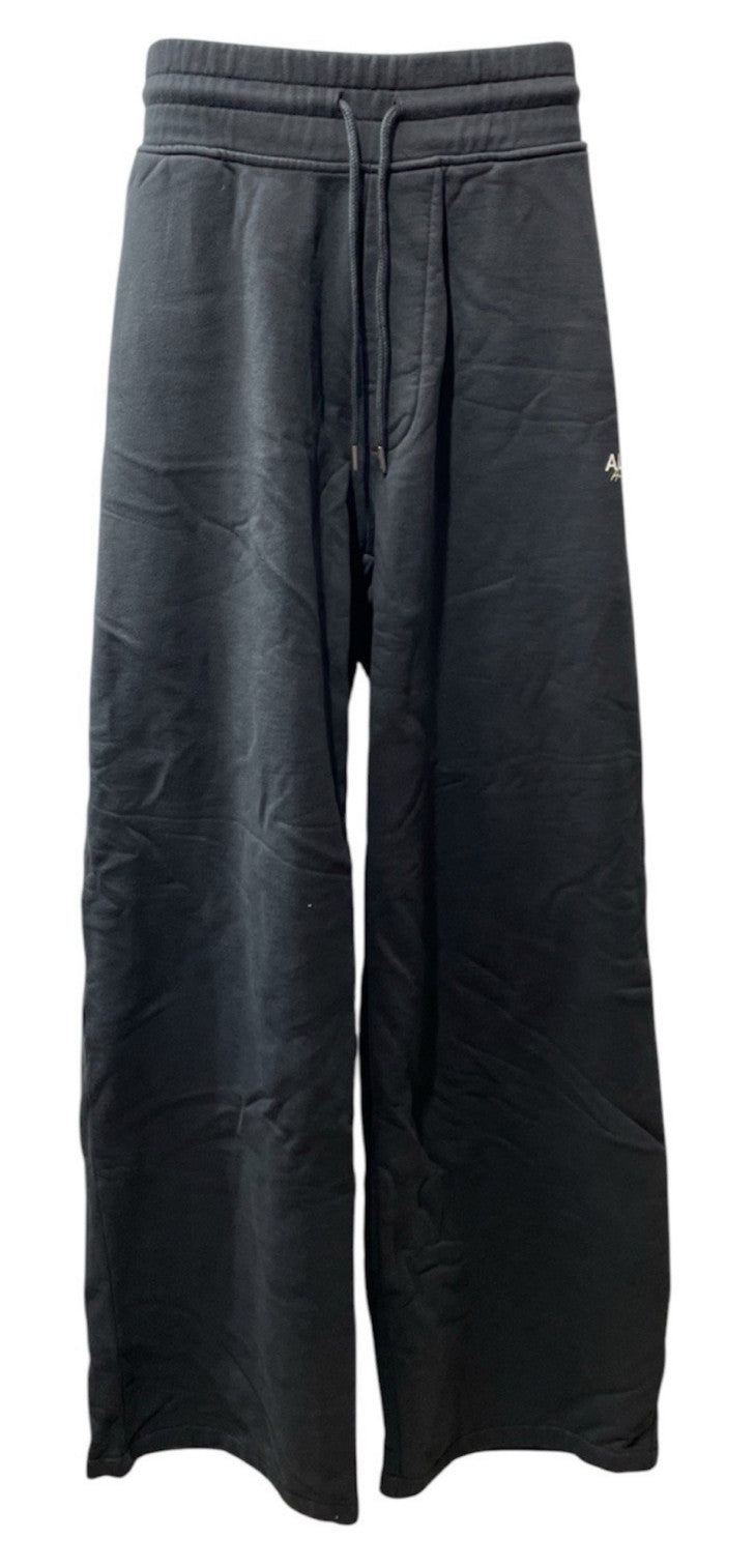 Allsaints Men's Emblem Long Sweatpant Washed Black Casual with Pockets Size XL