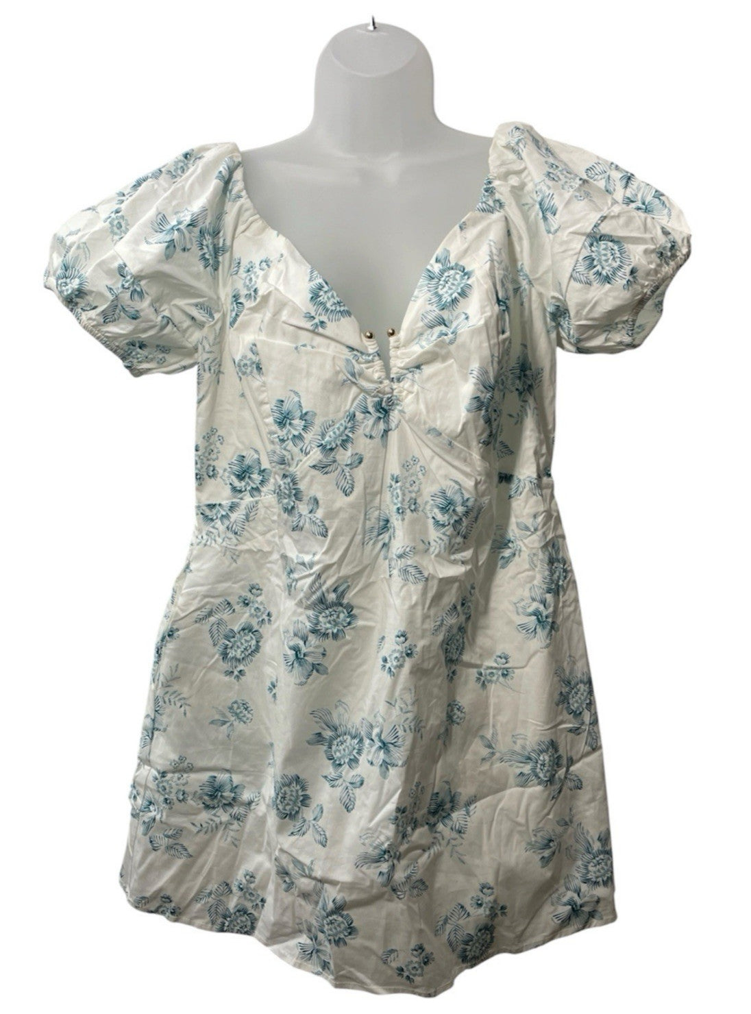 CITY CHIC Women's Plus Size Martine Print Dress Elasticated off-shoulder 18