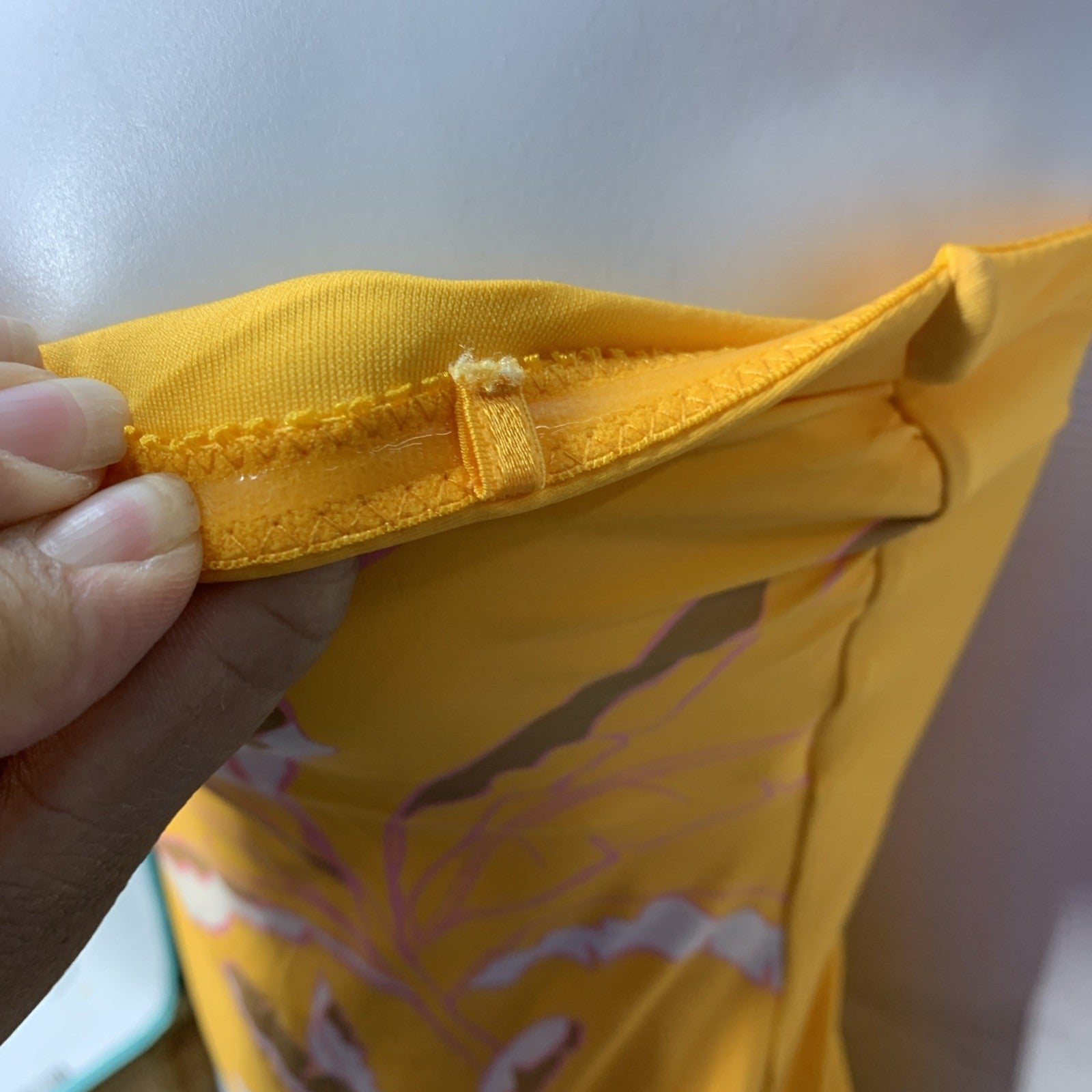 Sea Folly Australia Palm Paradise One Piece Sleeveless Yellow Rockmelon Size 6