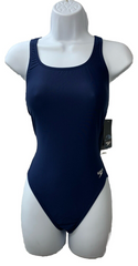 Speedo Women's ProLT Super Pro One Piece Swimsuit Solid Blue Size 8/34 Swimwear