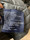 London Fog Womens Coat Gray  Quilt Puffer Jacket Long Sleeve Hooded Size Large