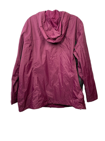 Black Waterproof Columbia Coat Omni Tech  Arcadia II Womens Size 2X RW2436-616
