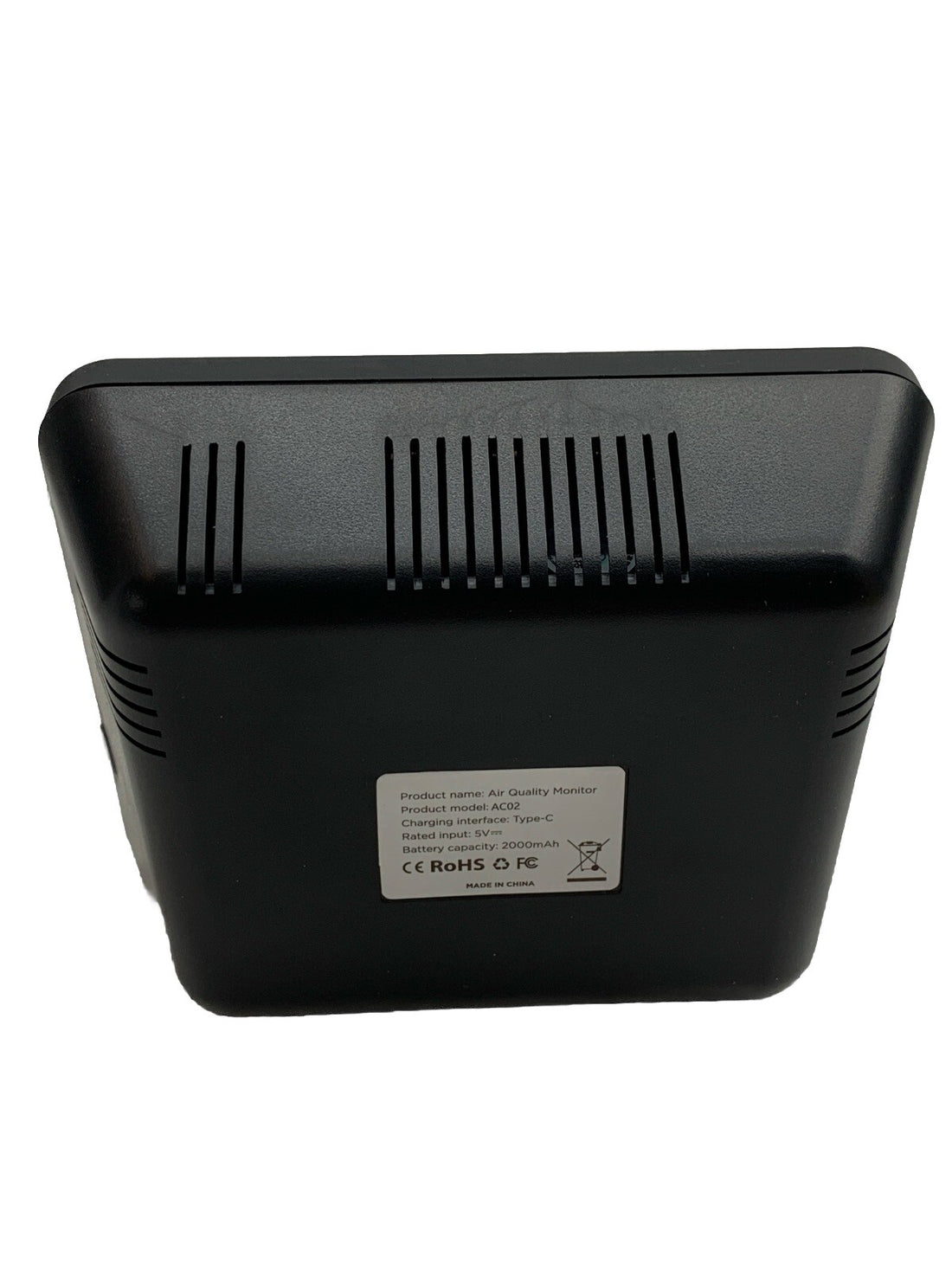 Air Quality Monitor AC02 Type-C Indoor Home 13-in-1 PM1/PM2.5/PM10/TVOC/ Black