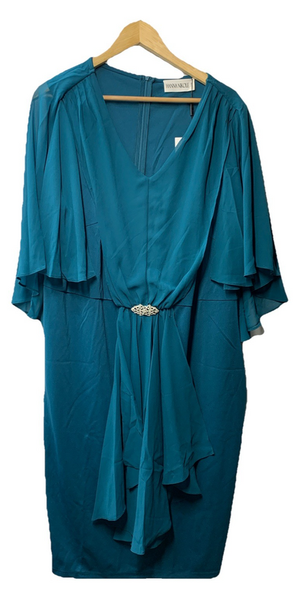 Hanna Nikole Women's Plus Size Cocktail Party Dresses for Wedding Guest Size 24W