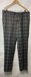 CloudStyle Plaid Men Tweed Blazer Vintage Checkered Prom Suit Size XL - 3 Piece
