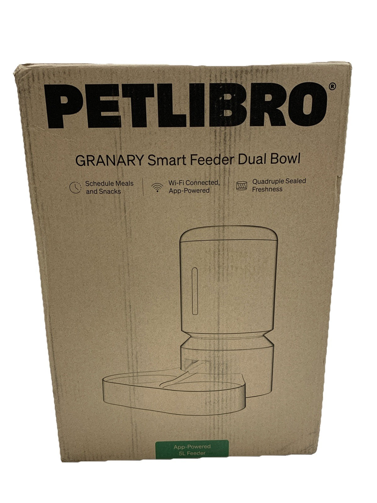 Petlibro Granary Smart Dual Pet Feeder Bowl Food Dispenser Wi-fi PLAF103_V0001