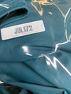 Rebecca Virtue Women's Kelly Ruffle One Piece Swimsuit Plunge Teal XXL Swimwear