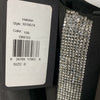 HALSTON Women's Annika Gown Dress Stretch Crepe Halter Black Sleeveless Size 8