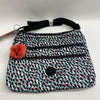 Kipling Alvar HB6141 Abstract Print Crossbody Shoulder Bag Monkey & Zippers