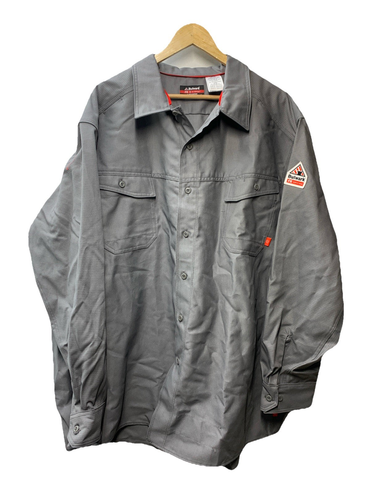 Bulwark iQ Series® Endurance Uniform Shirt Size 3XL Gray Long Sleeve Collared