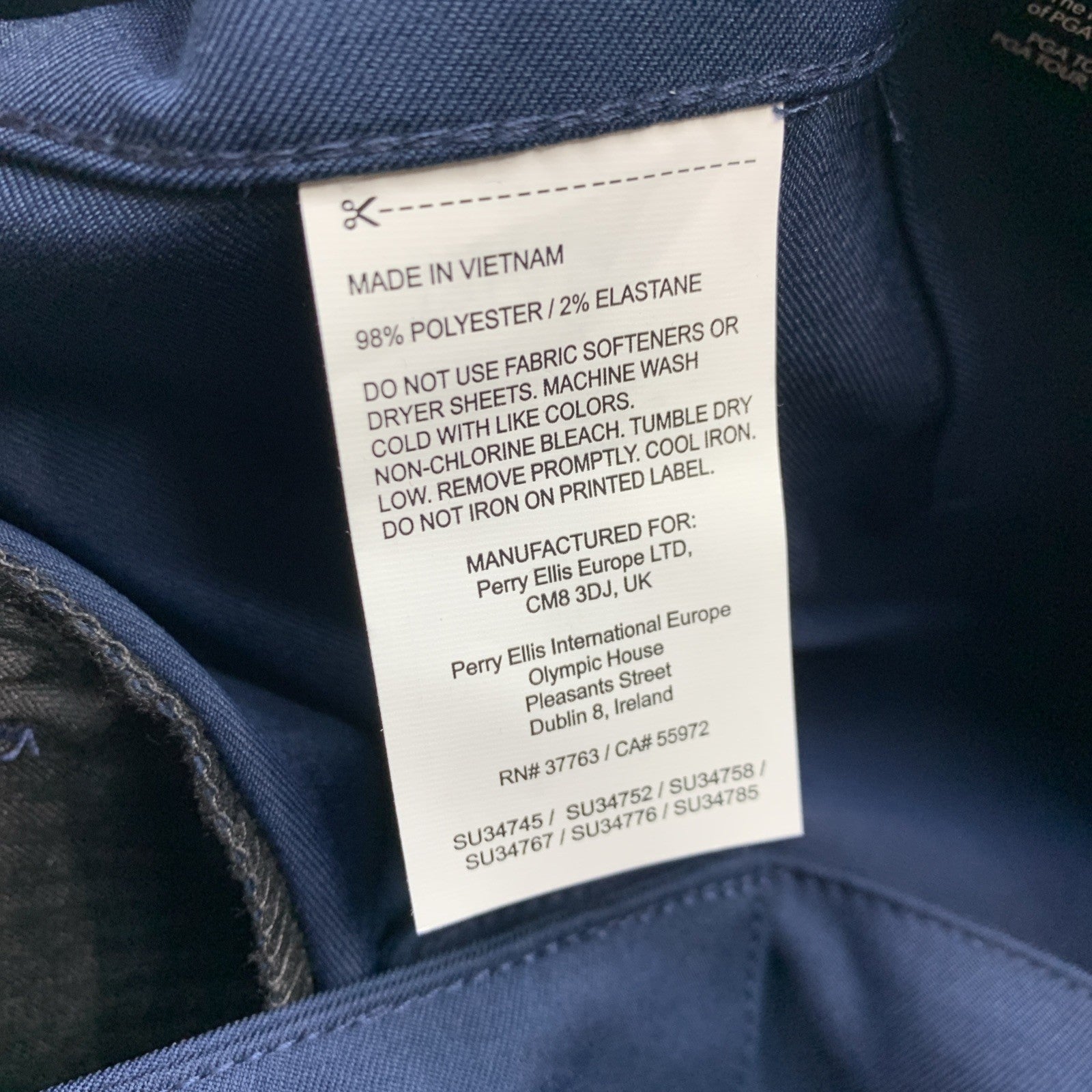 PGA Tour Women's Comfort Stretch Waist Performance Shorts EJ3 Size 8 Navy Blue