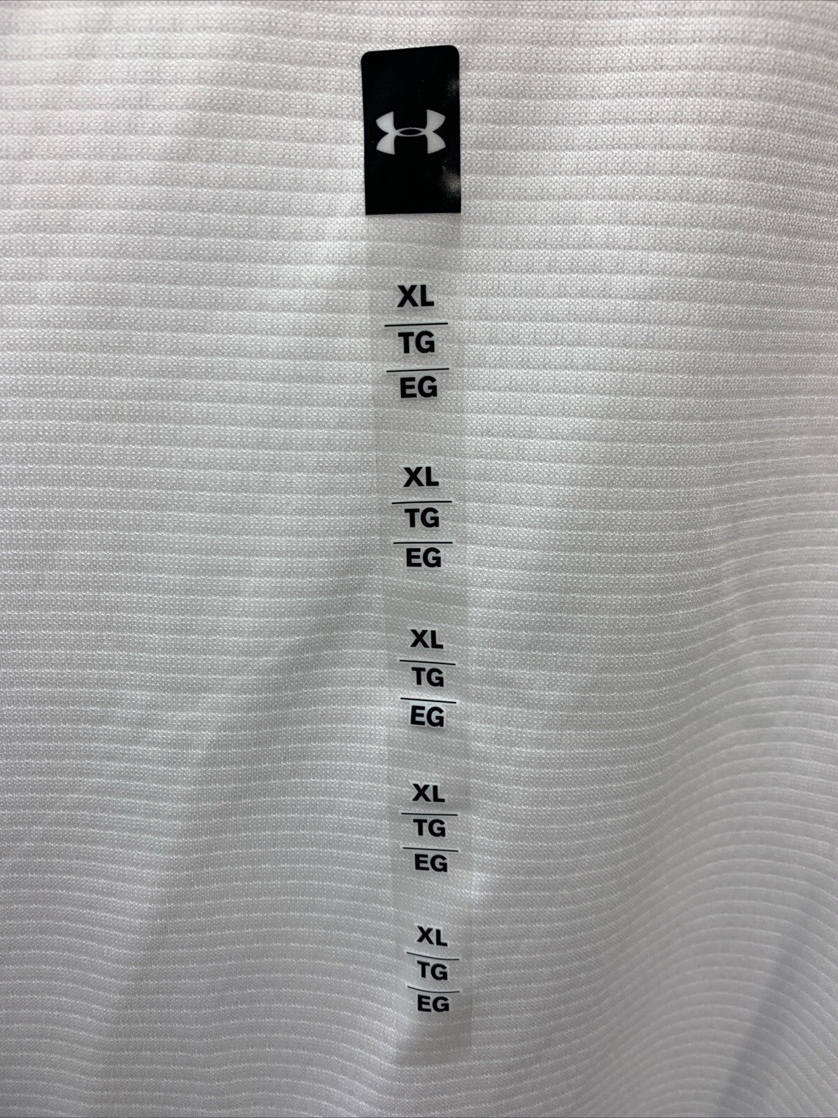 Under Armour Loose Athletic Tech Polo Men White Golf Short Sleeve Soft - Size XL