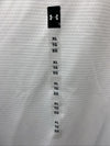 Under Armour Loose Athletic Tech Polo Men White Golf Short Sleeve Soft - Size XL