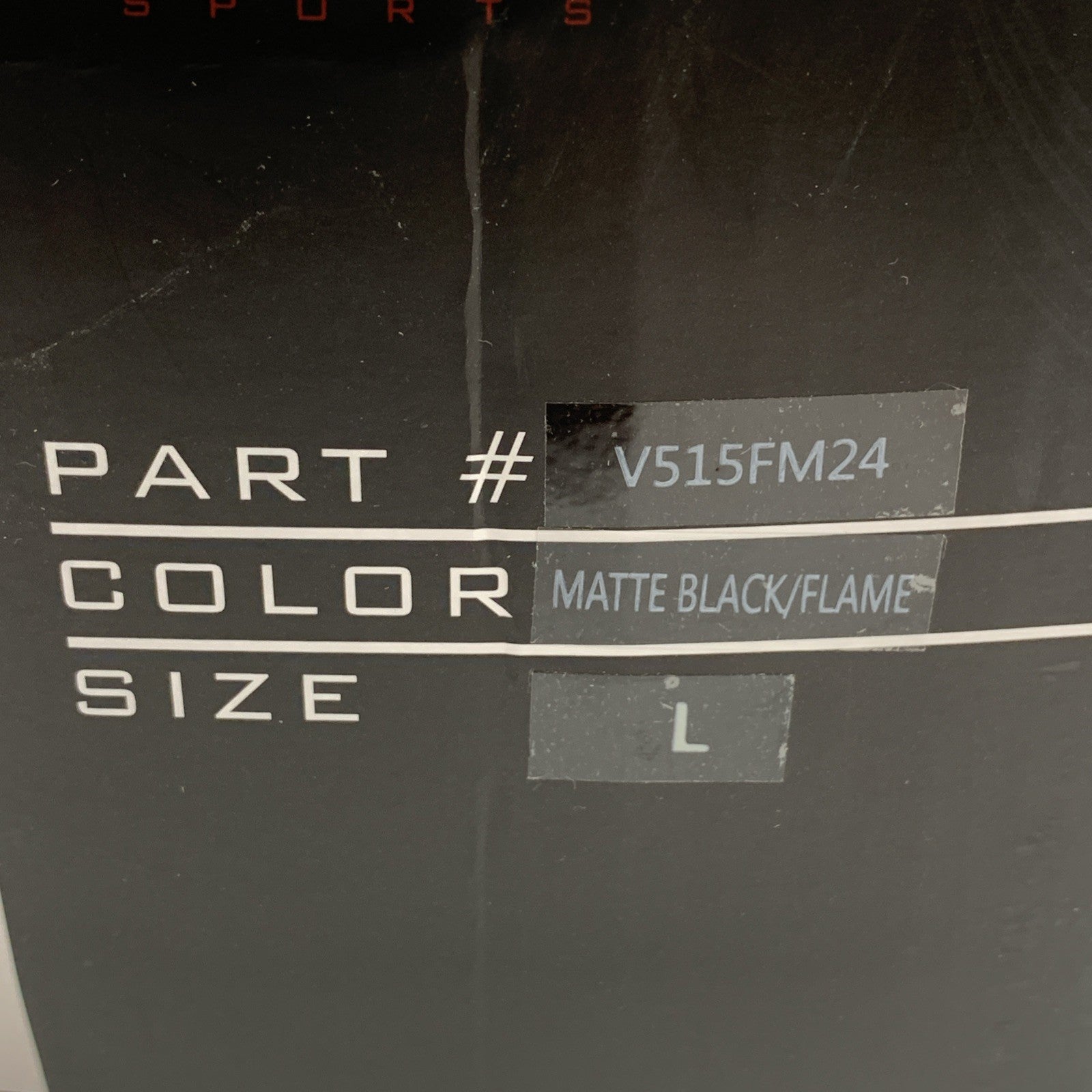 VCAN Cruiser Solid Flat Half Face Motorcycle Helmet Matte Black/Flame Large