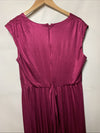 Dress The Population Krista Plunge Neck Side Slit Dress Maxi Size XL Sleeveless