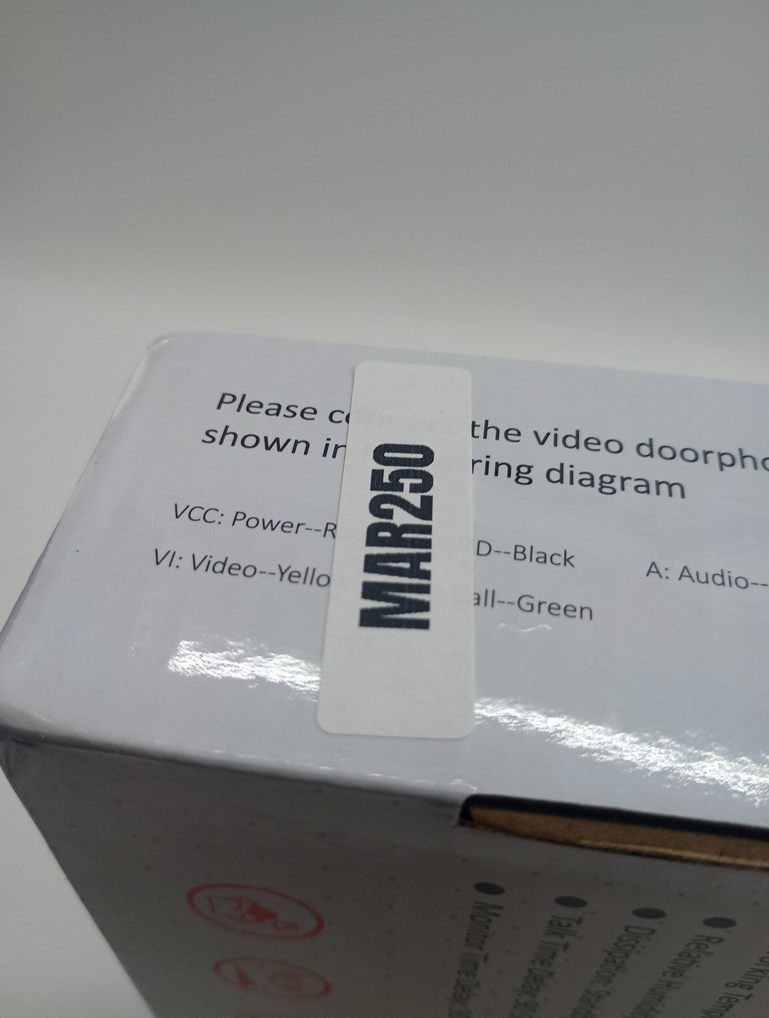 AMOCAM Wired Video Intercom System, 7 Inches Video Doorbell Door Phone System
