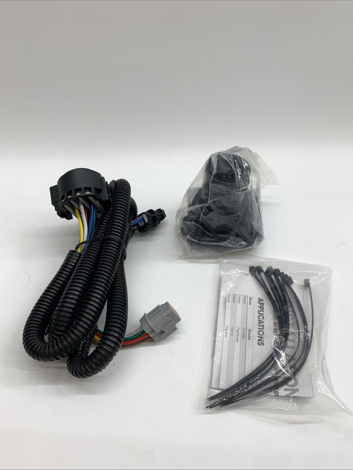 Wsays 7-Way RV Blade Trailer Wiring Harness Plug & Play Compatible With Nissan