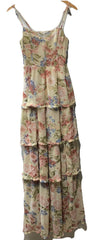 Petal & Pup Women's Mito Floral Tiered Corset Gown Cocktail Party Sleeveless S