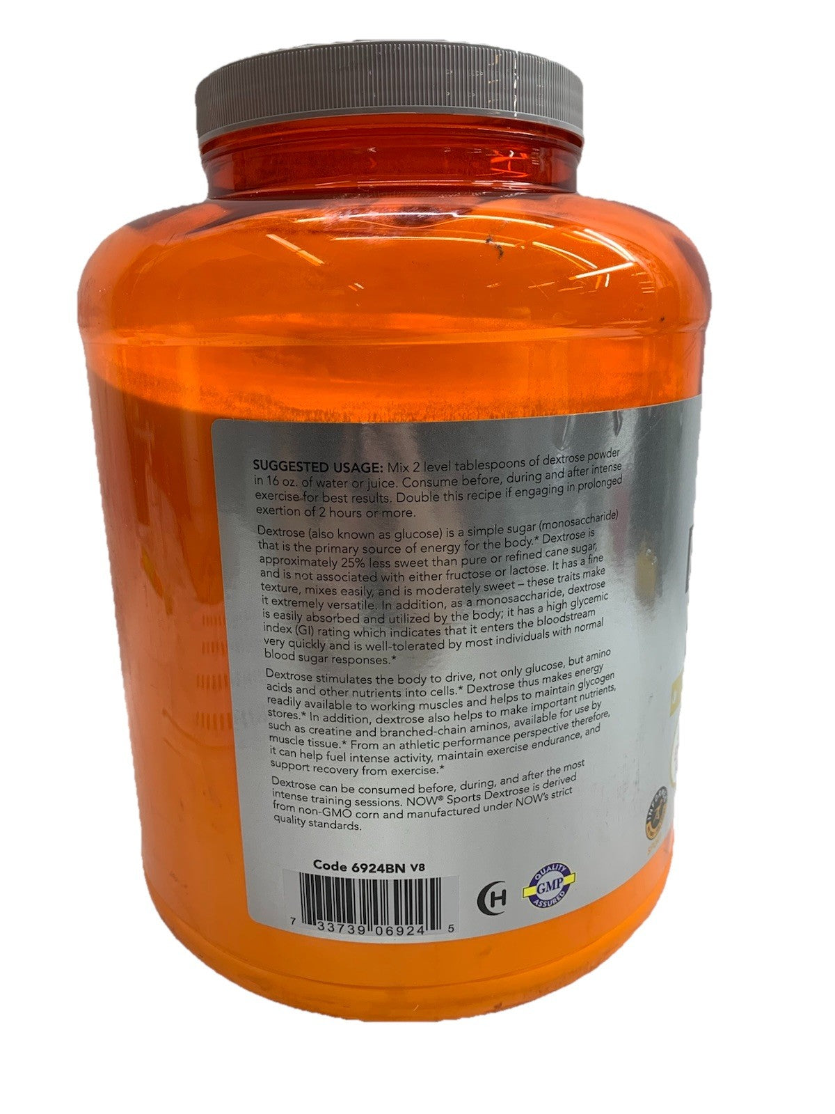 NOW Sports Dextrose Powder - 10 lbs, Energy Production Fuel Quick Energy Fuel