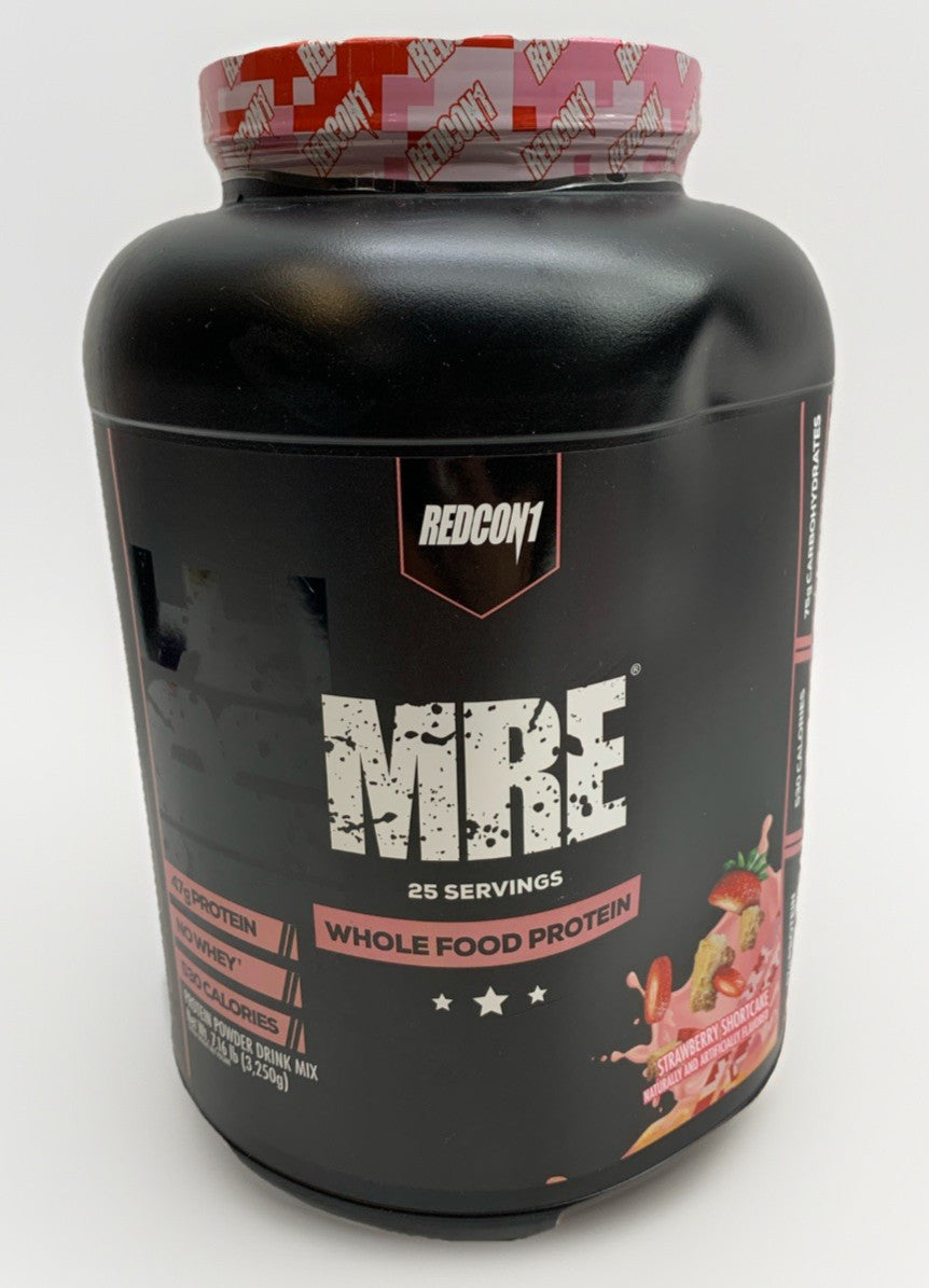Redcon1 MRE Meal Replacement Protein Powder Real Whole Food 7LBS Strawberry
