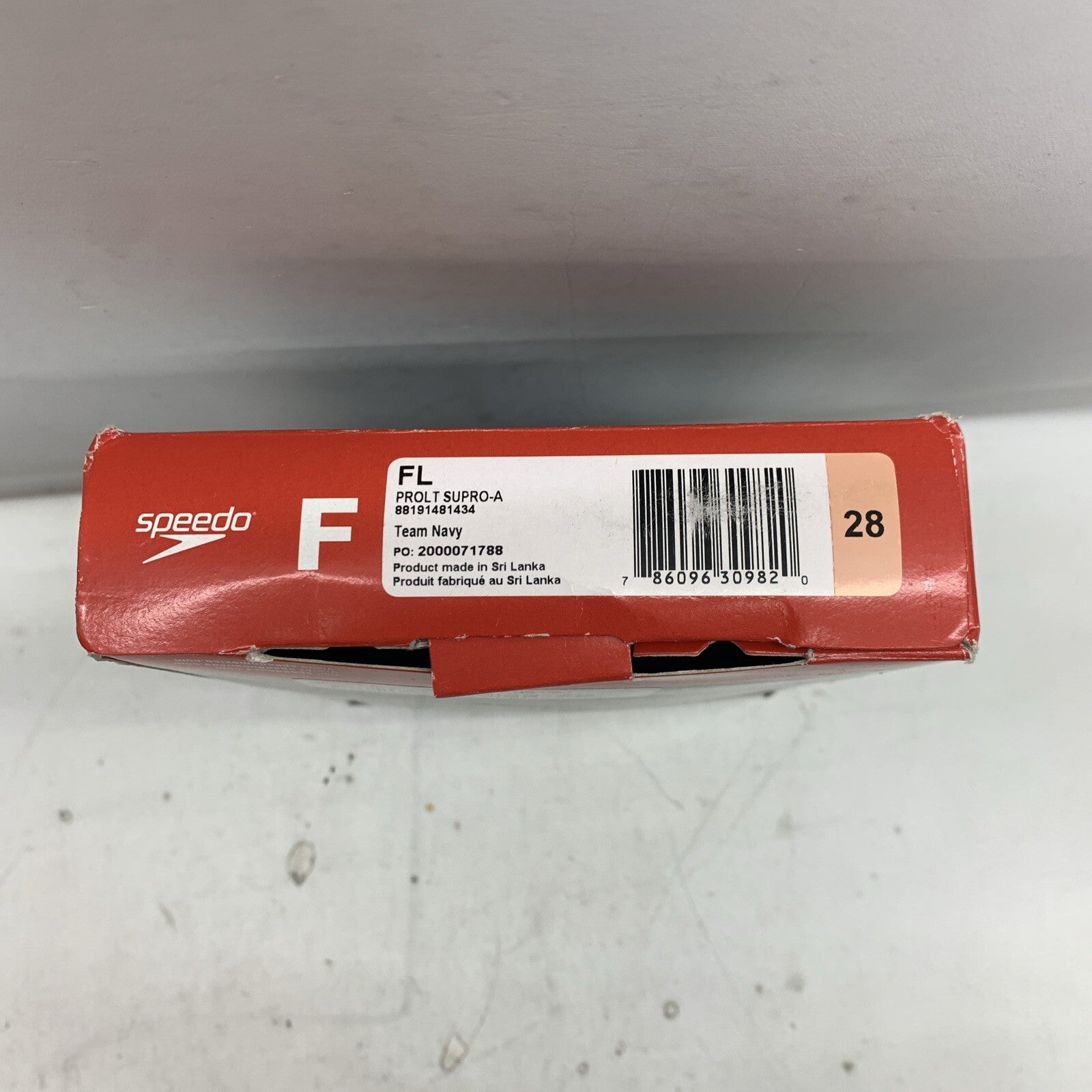 Speedo Women's Swimsuit Size 28 Navy Blue One Piece Prolt Super Pro Solid Pro LT