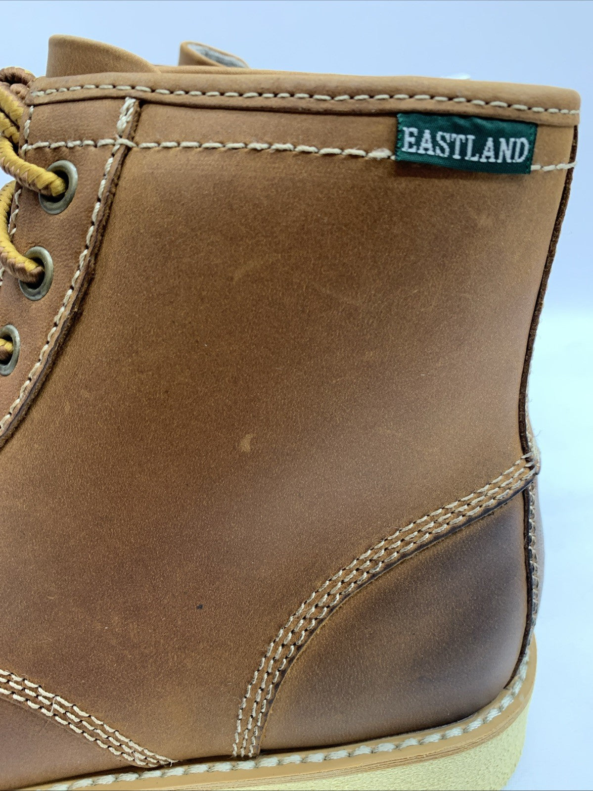 Eastland 1955 Edition Lumber Up Peanut Leather Boots 7241-07D Size 9 Lace-up