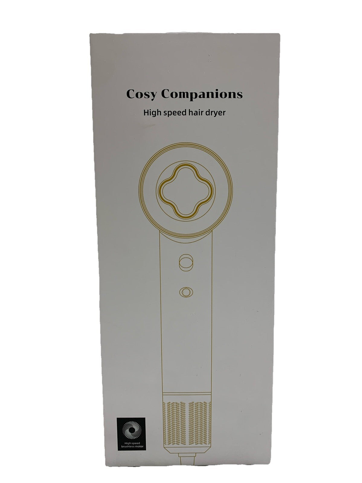 Hair Dryerr High Speed Hair Dryer Cosy Companions Brushless Motor ZCY883 Silver