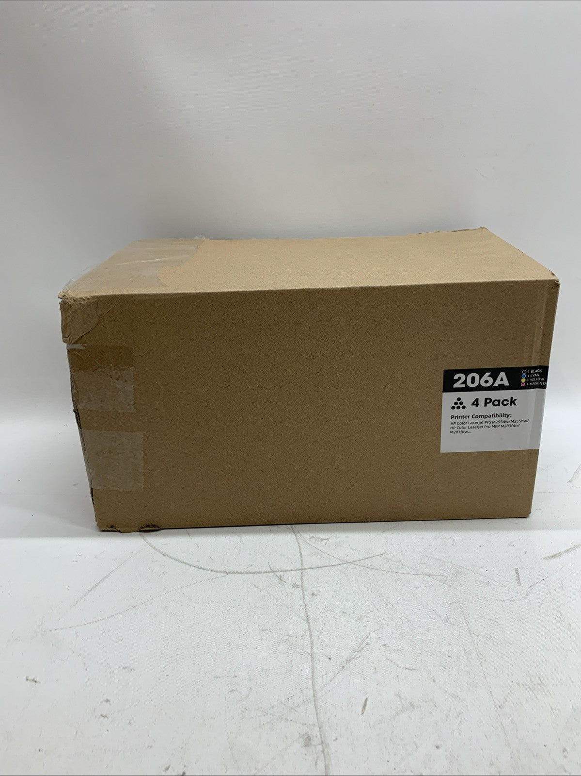 Replacement CYMBK for HP 206A Toner Cartridges for Color Laser Jet Pro - 4 Pack