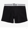 Hugo Boss Men's Bold Boxer Trunks Medium Organic Cotton Blue Navy Black - 3 Pack