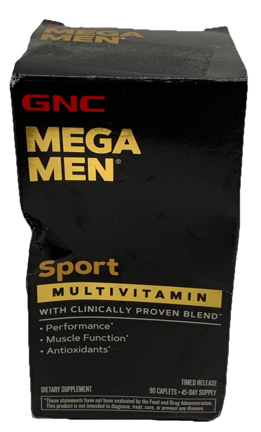 Mega Men Sport Multivitamin Caplets Athletic Performance Nutrition Muscle Functi