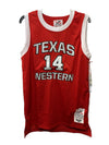Texas Western Men's Headgear Classics Embroidered Basketball Jersey Shirt Large