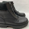 Zodiac Women's Soren Combat Ankle Boot Size 7.5 Black Leather H8103L1001 Block