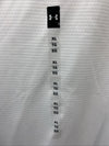 Under Armour Loose Athletic Tech Polo Men White Golf Short Sleeve Soft - Size XL