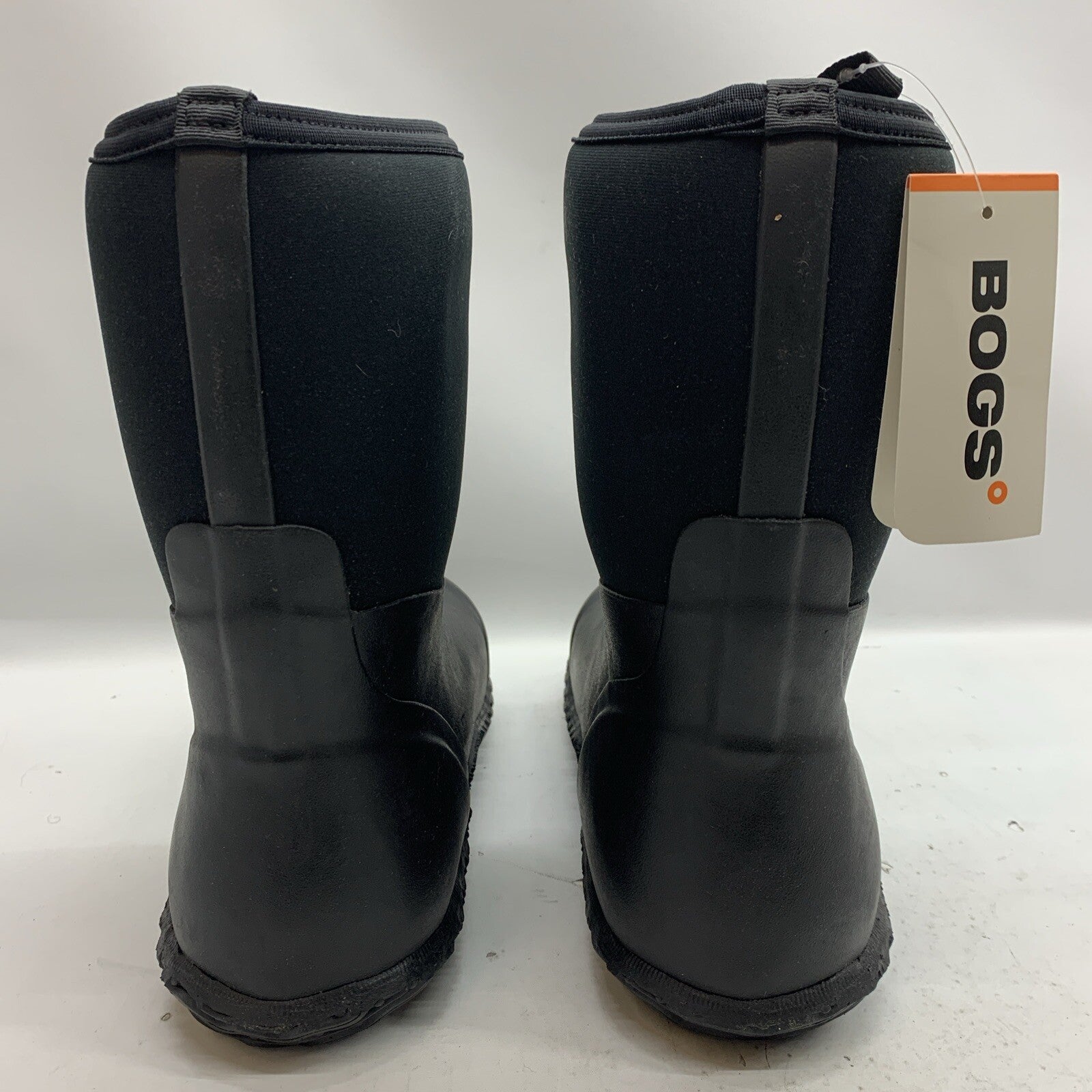 Bogs Men Classic Mid Waterproof Portage Rain Boots Black Size 14 Pull-on Classic