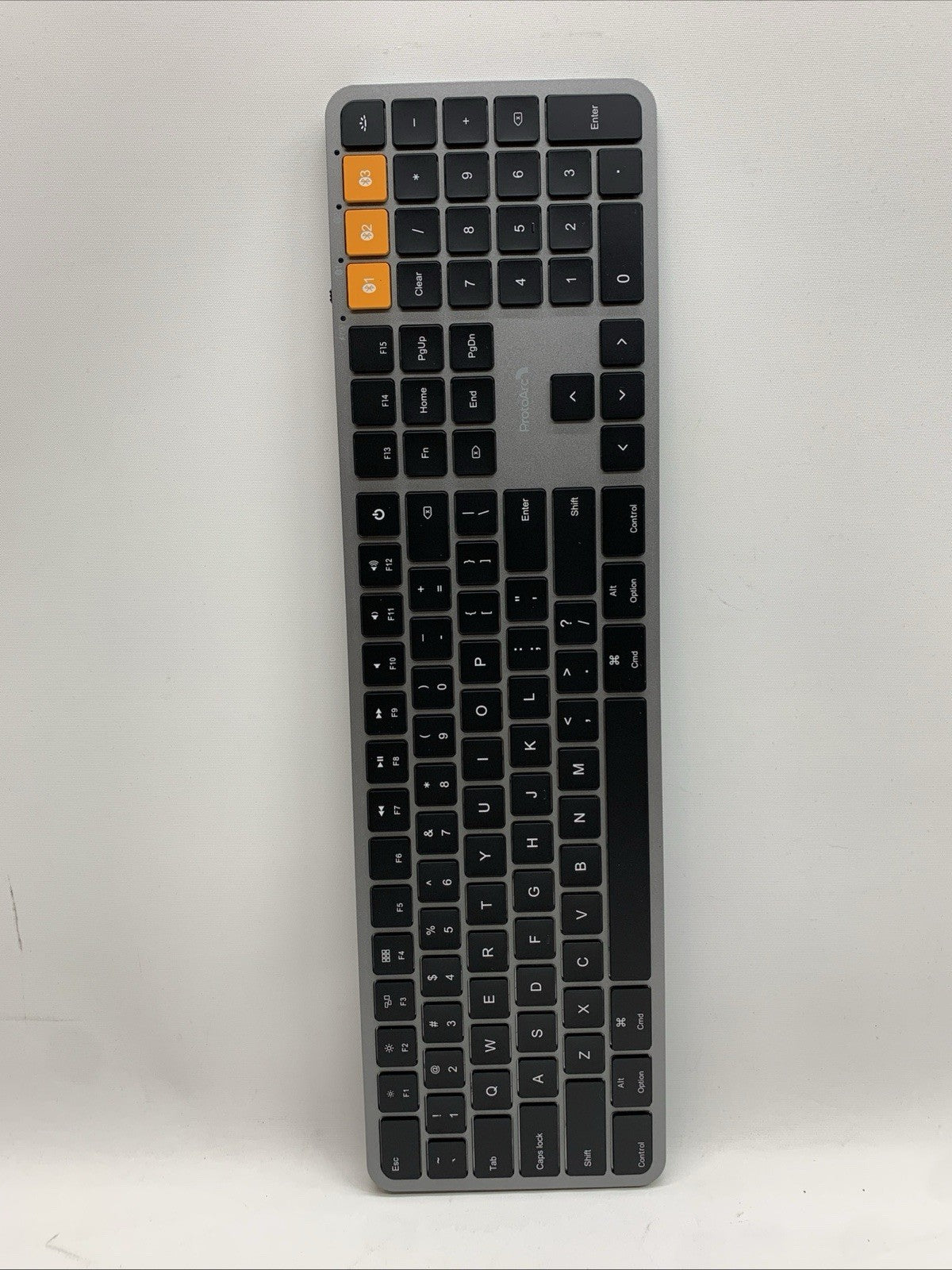 ProtoArc Backlit Bluetooth Keyboard and Mouse for Mac KM100-A Full Size Wireless