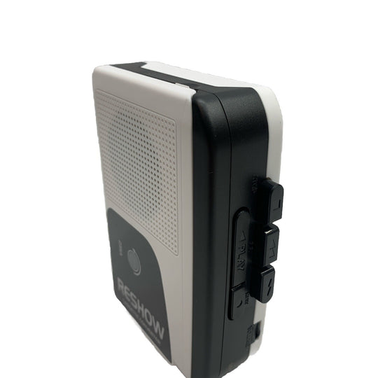Reshow Portable Walkman Cassette Tape Player with Built-in Speaker and Headphone