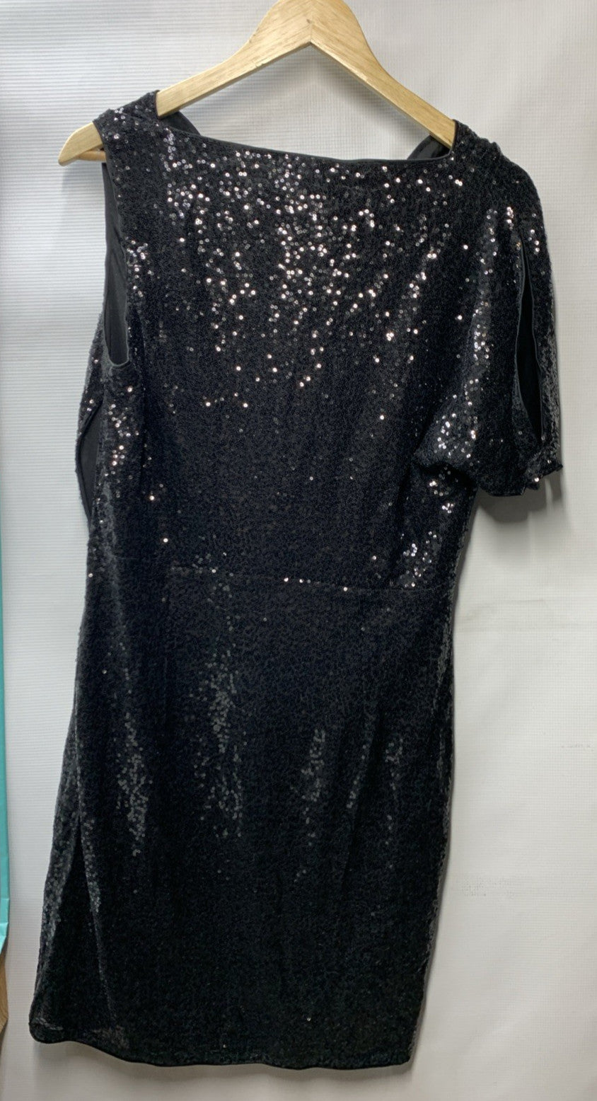 GRACE KARIN Women's Sequin Sparkly Glitter Party Club Dress One Shoulder Size L